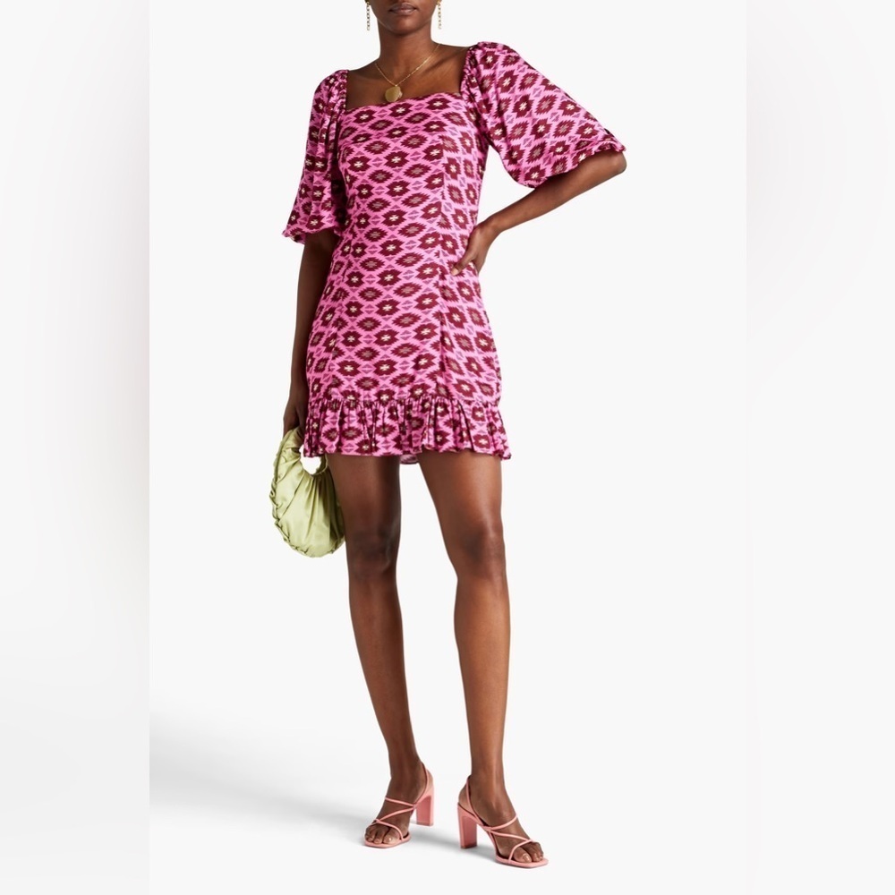 SACHIN & BABI Natalia Geometric-Print Mini Dress in 6​​​​​​